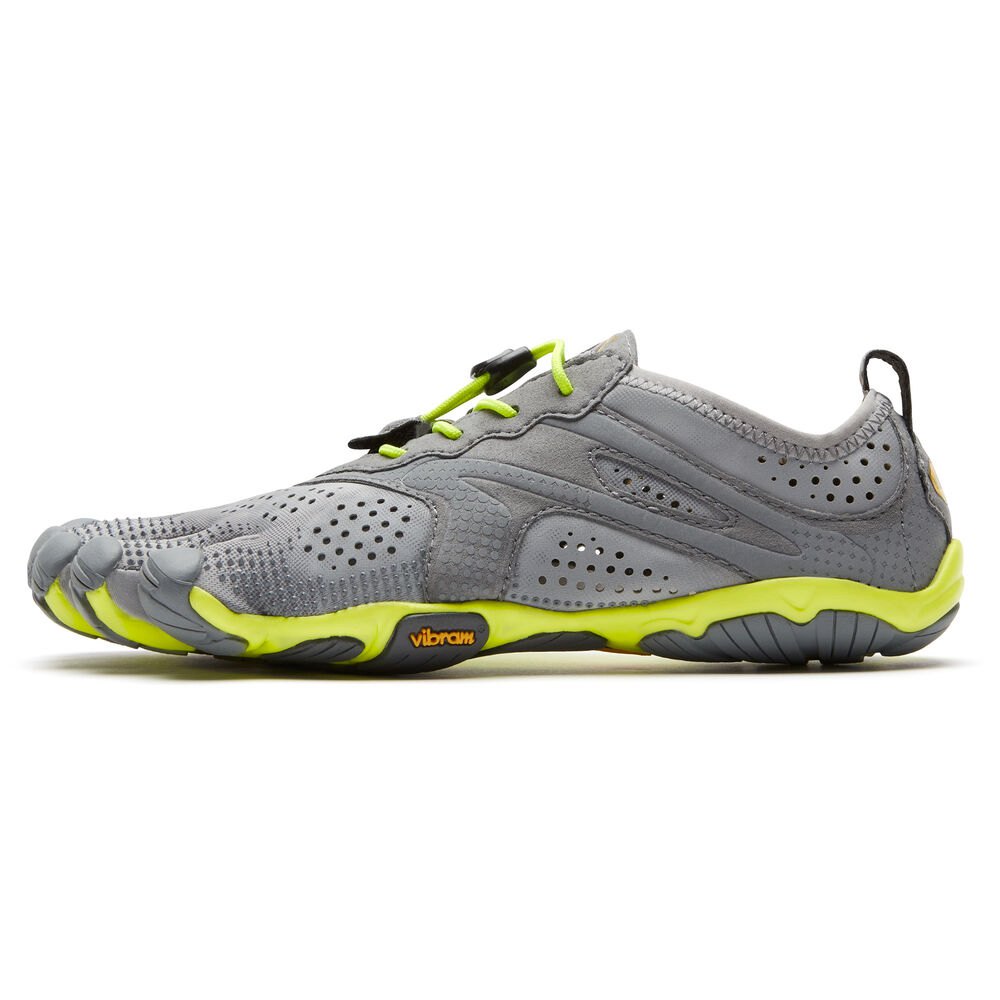 Botas Montaña Mujer Grises/Verdes - FiveFingers V-Run - VRXFID-147